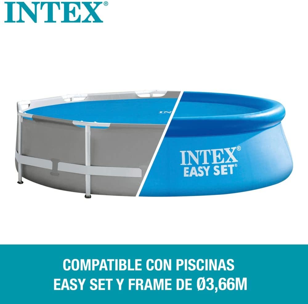 Cobertor solar Intex para piscinas de 3,66m